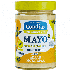 Condito Mayo Vegan Sauce Με Απαλή Μουστάρδα Χωρίς Γλουτένη 280gr