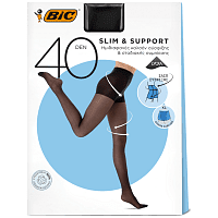 Bic Pant Καλσόν Slim & Support 40 XL Black gr