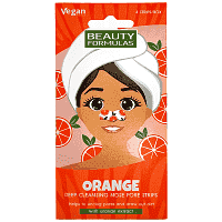Beauty Formulas Ταινίες Καθαρισμού Προσώπου Orange