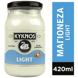 Kyknos Μαγιονέζα Light Γυάλινο Βάζο 420ml