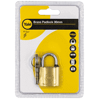 Λουκέτο Μπρούτζινο Απλό 30mm