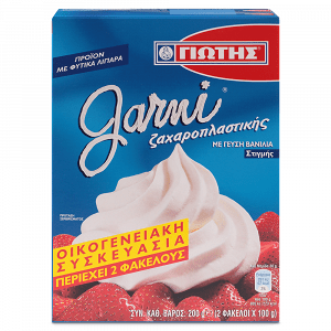 Garni Σαντιγύ Bανίλια Οικογενειακή Συσκευασία 200gr