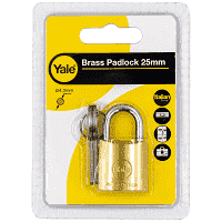 Λουκέτο Μπρούτζινο Απλό 25mm