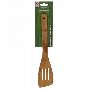 Chef Basic Σπάτουλα Διάτριτη Bamboo 30cm