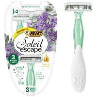Bic Soleil Escape Λεβάντα & Ευκάλυπτος Ξυραφάκια Μιας Χρήσης 3τεμ