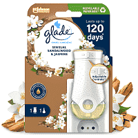 Glade Scented Oil Sandalwood & Jasmine Αποσμητικό Χώρου Ηλεκτρικό Σετ