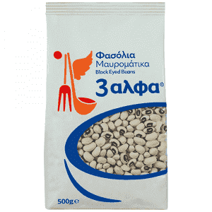 3αλφα Φασόλια Μαυρομάτικα 500gr