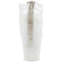 Συσκευασία Με Ποτήρι Διαφανές-Καπάκι & Καλαμάκι 10τεμ