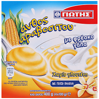 Γιώτης Άνθος Αραβοσίτου Βανίλια 100gr 4τεμ