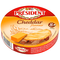 President Τυρί Αλοιφώδους Υφής Με Γεύσης Cheddar 140gr