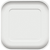 Ready2u Χάρτινα Πιάτα Τετράγωνα Σε Λευκό Χρώμα 23x23 20τεμ