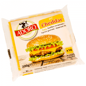 Adoro Με Cheddar Burger 200gr
