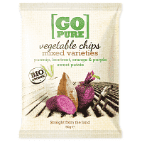 Go Pure Chips Λαχανικών Bio 90gr