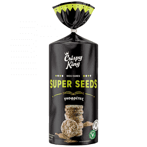 Crispy King Ρυζογκοφρέτες Superseeds Χωρίς Γλουτένη 100gr