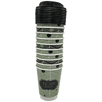 Ready2u Ποτήρι Χάρτινο Dw 8OZ Kαπάκι 10τεμ