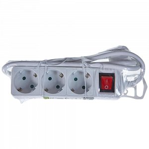 Bianco Πολύπριζο Σούκο 3 Θέσεων Με Διακόπτη Λευκό