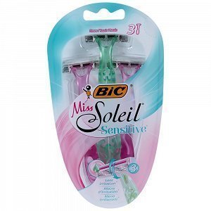 BIC Miss Soleil Sensitive Γυναικεία Ξυραφάκια Διαφορα Χρώματα, 3Tεμάχια