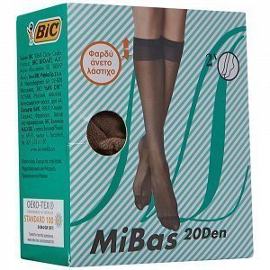 BIC Mibas Καλτσάκι 3/4 20D Περλέ Σετ 2τεμ