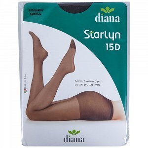 Diana Starlyn Καλσόν 15D Μαύρο Small-Medium-Large