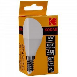 Kodak Λάμπα Led G45 E14 6W Warm