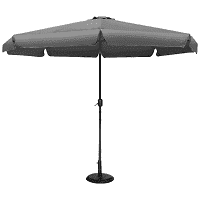 Ομπρέλα Κήπου 3μ Γκρι Πανί