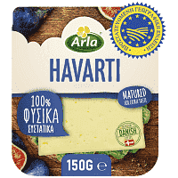 Arla Havarti Tυρί Ωρίμανσης Φέτες 150gr