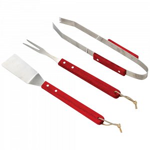 Mr.Grill Σετ Εργαλείων Με Ξύλινη Λαβή