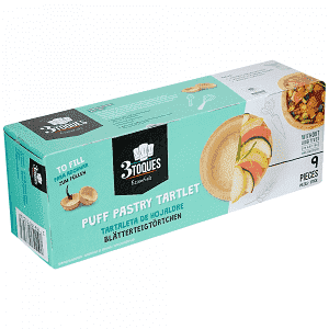 3 Toques Pastry Tartlet-Small Quiches 161gr