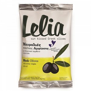 Λέλια Ελιές Μαυροελιές Σε Φάκελο 275gr