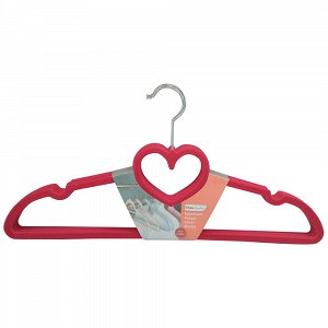 Home Comfort Κρεμάστρα Ρούχων Velvet Φούξια 3 Τεμάχια