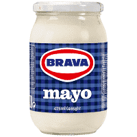 Brava Μαγιονέζα Γυάλινο Βάζο 12/475ml