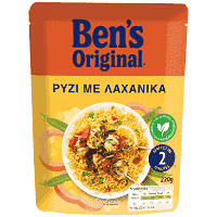Ben's Original Ρύζι Με Λαχανικά Σε 2' Λεπτά 220gr