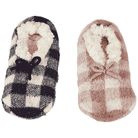 Mitsuko Παντόφλες Γυναιείες Καρό Φιογκάκι Νο 36-41