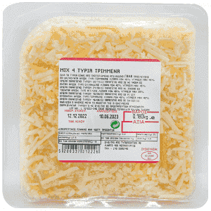 Mix 4 Τυριά Τριμμένα 180gr