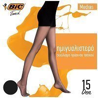 BIC Medias Καλσόν Μαύρο 15D XLarge