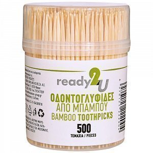 Ready2U Οδοντογλυφίδες Σε Βαρελάκι Συσκευασία 500τεμ