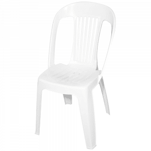 Καρέκλα Πλαστική Χωρίς Μπράτσα Μαργαρίτα Λευκή