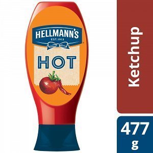 Hellmann's Hot Κέτσαπ Top Down 477gr