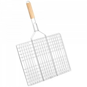 Σχάρα Ψησίματος Ξύλινη Λαβή 66,5x50x1,5cm