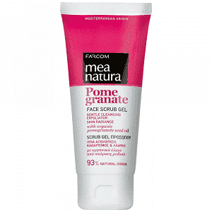 Mea Natura Pomegranate Gel Απολέπισης Προσώπου 100ml