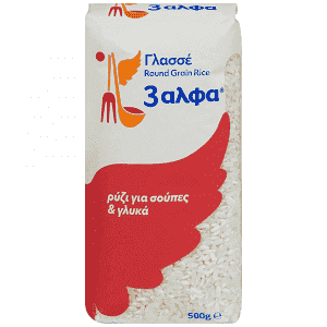 3αλφα Ρύζι Γλασσέ 500gr