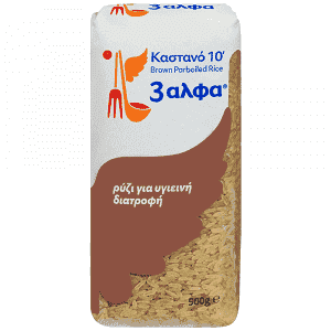 3αλφα Ρύζι Καστανό 10' 500gr
