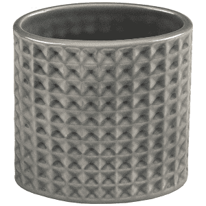 Home Comfort Ποτήρι Οδοντόβουρτσας Κεραμικό Γκρι 10.8x9x11