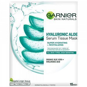 Garnier Hyaluronic Aloe Υφασμάτινη Μάσκα Προσώπου 28gr