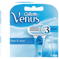 Gillette Venus 3 Plus Ανταλλακτικά Μιάς Χρήσης 4τεμ