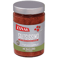 Zanae Σάλτσα Τομάτας Με Βασιλικό 400gr
