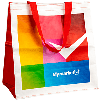 Μy market Τσάντα Πολλαπλών Χρήσεων Κόκκινη 36x38x21cm